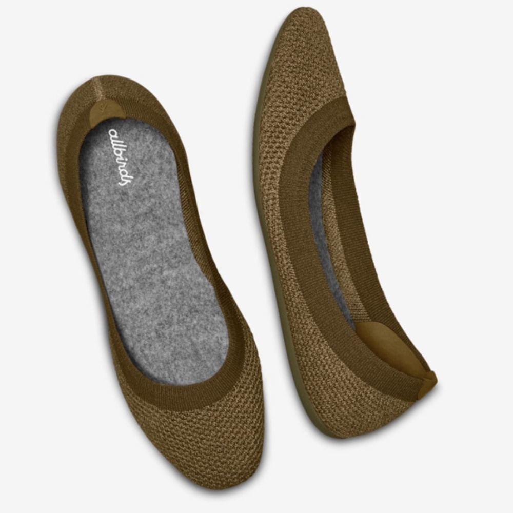 Allbirds Tree Breezers, olive green, 9.5, NIB